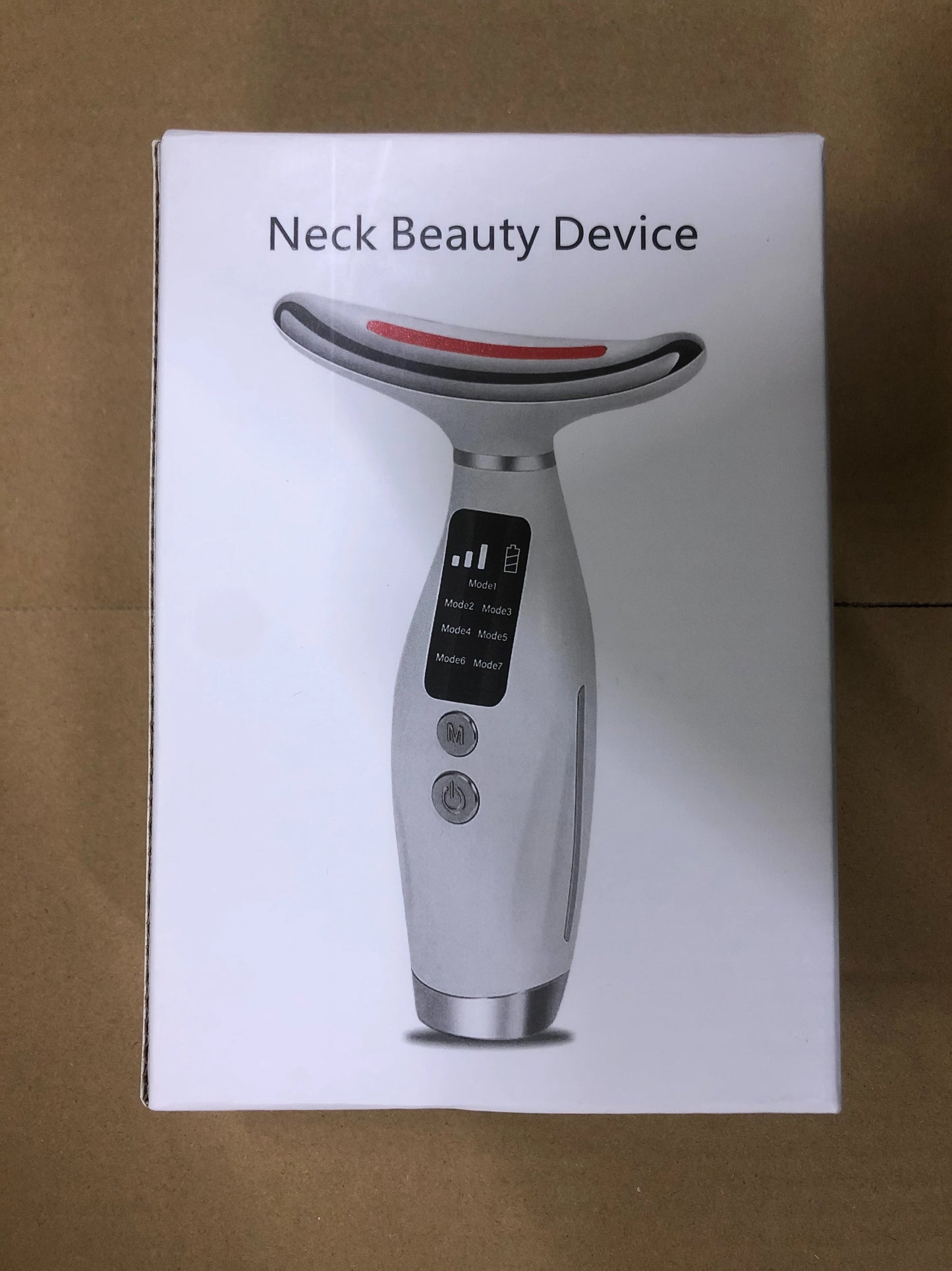 Portable 7-Color LED Light Therapy Face & Neck Massager – Anti-Wrinkle & Skin Tightening