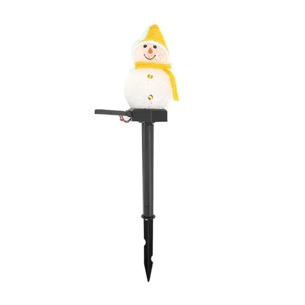 LED Snowman Solar Garden Light – Outdoor Christmas Lawn & Pathway Light