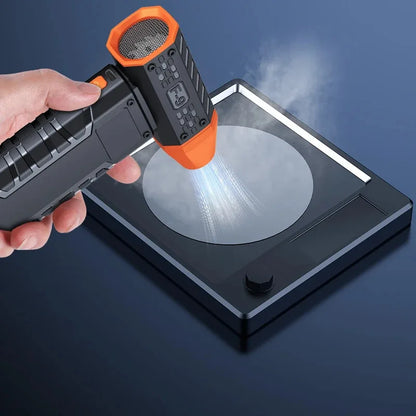 Mini Air Blower – 160,000 RPM Handheld Electric Turbo Fan with Brushless Motor, 52m/s Wind Speed & LED Display