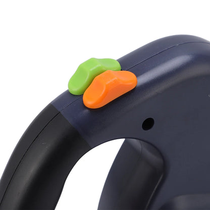 Smart Retractable Dog Leash with LED Light – Durable Automatic Pet Leash with Ergonomic Grip