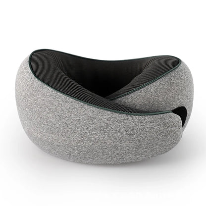 U-Shaped Travel Neck Pillow – Adjustable Memory Foam Pillow for Sleeping, Neck Support, and Portable Travel