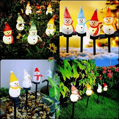 LED Snowman Solar Garden Light – Outdoor Christmas Lawn & Pathway Light