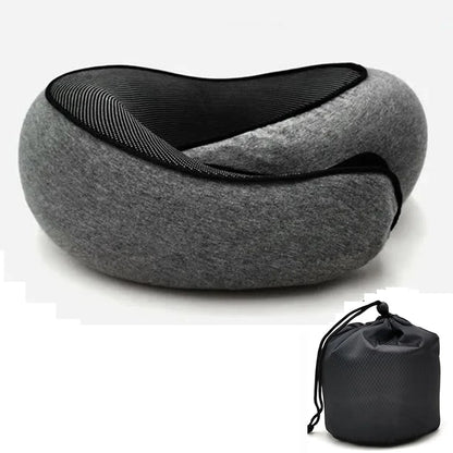 Memory Foam Neck Pillow – U-Shaped Travel Pillow with Cervical Support