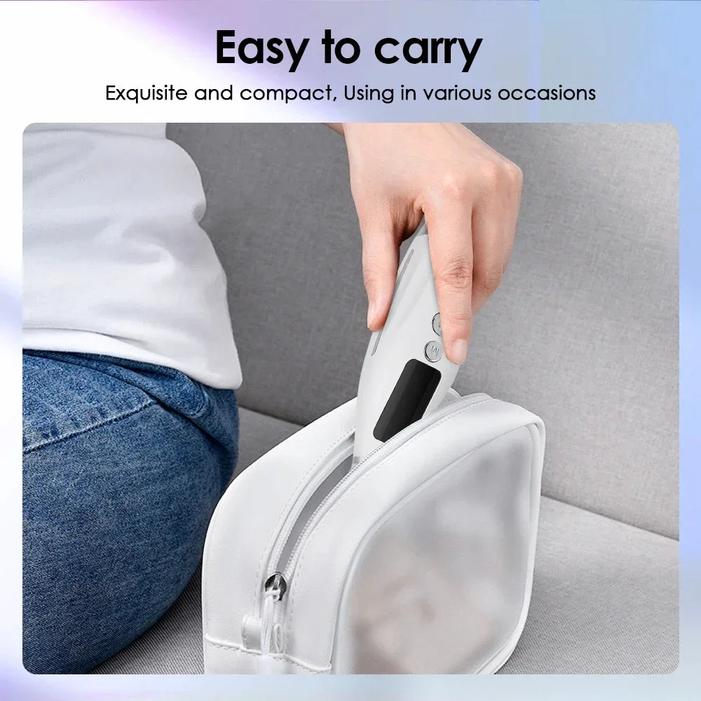 Portable 7-Color LED Light Therapy Face & Neck Massager – Anti-Wrinkle & Skin Tightening