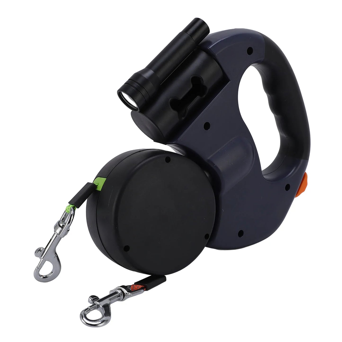 Smart Retractable Dog Leash with LED Light – Durable Automatic Pet Leash with Ergonomic Grip