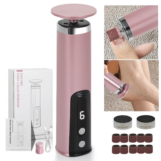 2-in-1 Electric Foot & Hand Care Tool – Callus Remover & Nail Polisher