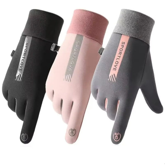 Thermal Winter Cycling Gloves – Waterproof, Windproof, Fleece-Lined Gloves for Men & Women