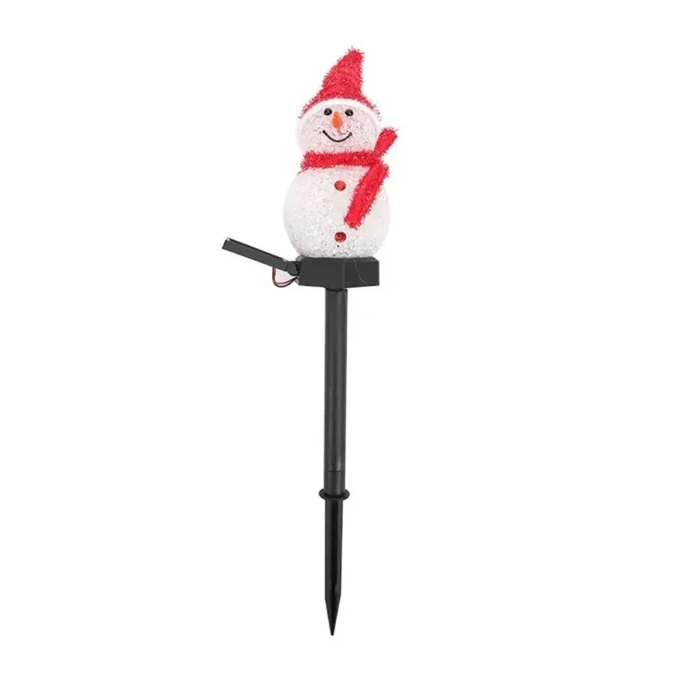LED Snowman Solar Garden Light – Outdoor Christmas Lawn & Pathway Light
