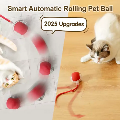 Intelligent Interactive Cat Ball – Durable Obstacle-Avoiding Pet Toy