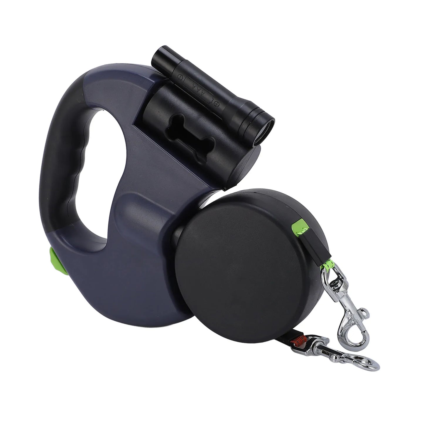 Smart Retractable Dog Leash with LED Light – Durable Automatic Pet Leash with Ergonomic Grip