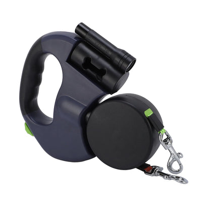 Smart Retractable Dog Leash with LED Light – Durable Automatic Pet Leash with Ergonomic Grip