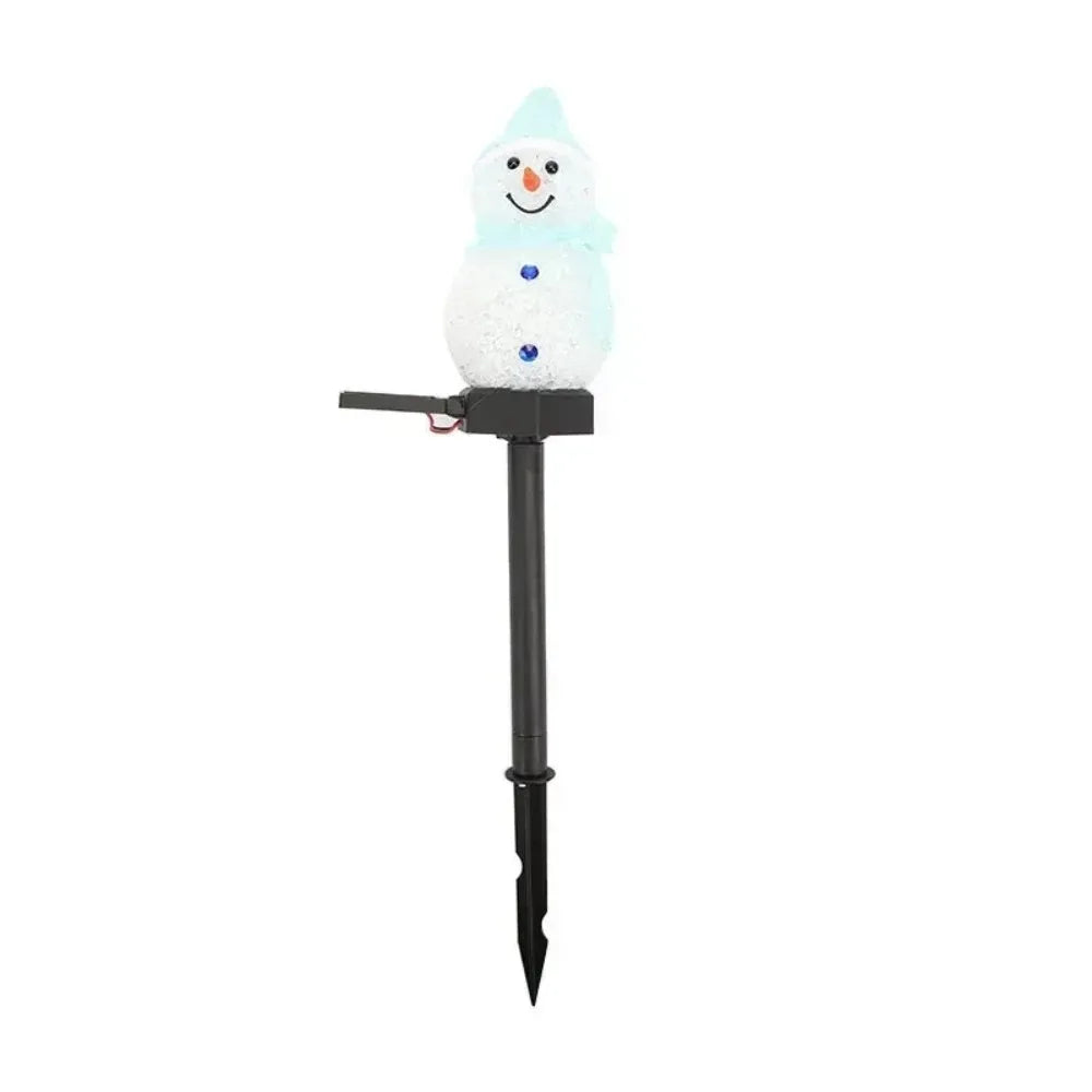 LED Snowman Solar Garden Light – Outdoor Christmas Lawn & Pathway Light