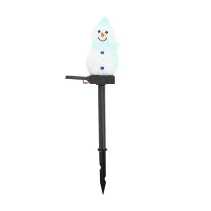 LED Snowman Solar Garden Light – Outdoor Christmas Lawn & Pathway Light