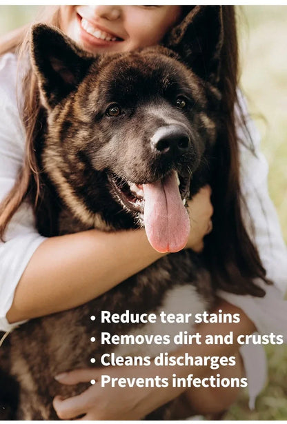 Pet Eye Wipes – Tear Stain Remover & Cleaning Wet Tissues for Cats