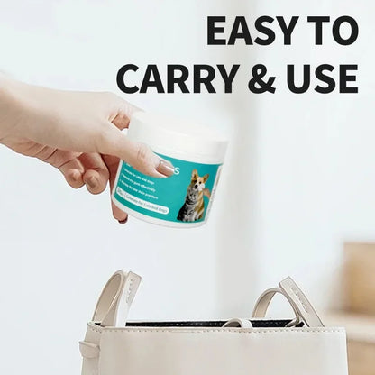 Pet Eye Wipes – Tear Stain Remover & Cleaning Wet Tissues for Cats