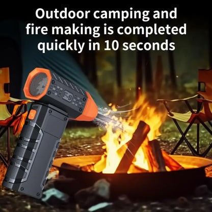 Mini Air Blower – 160,000 RPM Handheld Electric Turbo Fan with Brushless Motor, 52m/s Wind Speed & LED Display