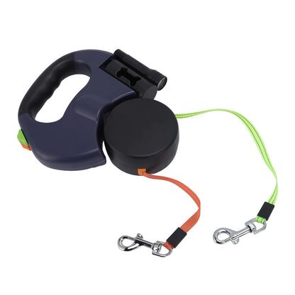 Smart Retractable Dog Leash with LED Light – Durable Automatic Pet Leash with Ergonomic Grip